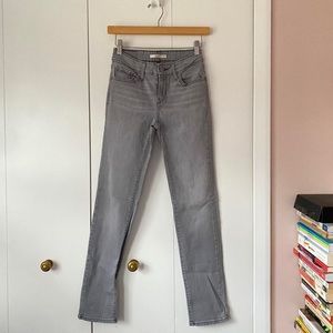 Levi’s Grey Denim Slim Jeans